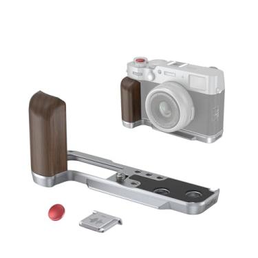 Imagem de SmallRig Placa de montagem em forma de L com cabo de madeira para FUJIFILM X100VI / X100V (prata) 4804