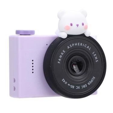 Imagem de Câmera Digital, Câmera Aponte e Dispare de 20 MP Com Câmeras Duplas Frontal e Traseira, Filtros Integrados, Câmera Compacta Pequena Recarregável Portátil para Crianças