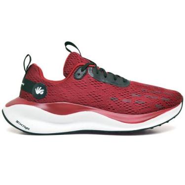 Imagem de Tênis Masculino Leve Esportivo Caminhada Vinho Phantom - Six Street, 3