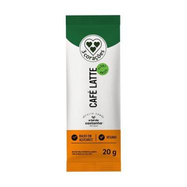Imagem de Café Latte com Leite Vegetal 3 Corações Sachê com 10 Unidades de 20g C