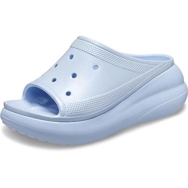 Imagem de Sandália crocs crush meta pearl slide blue calcite - 42