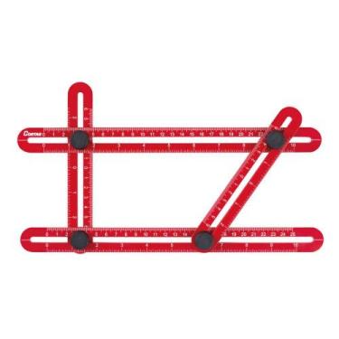 Imagem de Gabarito Angular Multifunção - Plástico - 61878 - Cortag