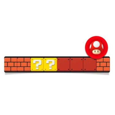 Imagem de Adesivo Retangular - Super Mario - Cromus, UNICA, U