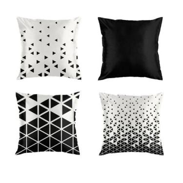 Imagem de Kit 04 Capas de Almofada Decorativa Sofá Avalon Jolitex