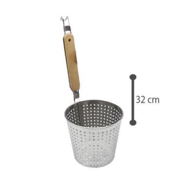 Imagem de Peneira de Inox P/ Fritar Alimentos/Elite Elu5012