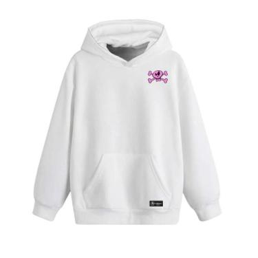 Imagem de Blusão Moletom Canguru Rock And Roll Infantil Personalizado com Capuz 