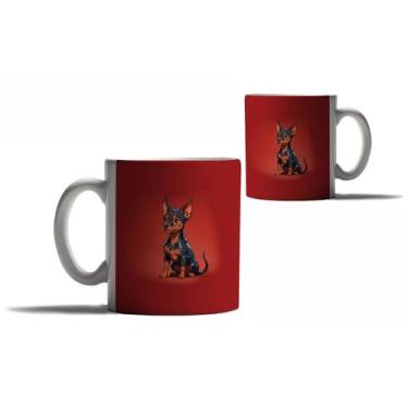 Imagem de Caneca Personalizada Presente Cachorros Raças Pinscher Amor - Enjoy Sh