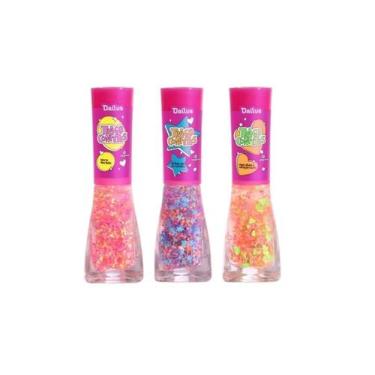Imagem de Kit Esmaltes Dailus Coleção Trago Confetes Carnaval Novo