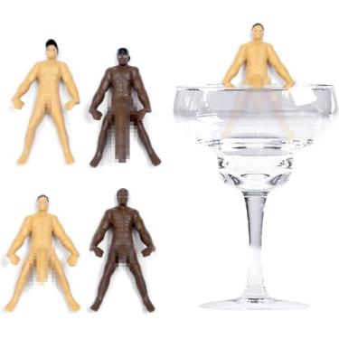 Imagem de NPW Marcadores de Bebida Size Matters, Companheiros de Bebida Originais e Pingentes de Taças de Vinho para Festas- Despedidas de Solteira, Noites Das Meninas, Reunião de Família e(4-Contagem, Variado)