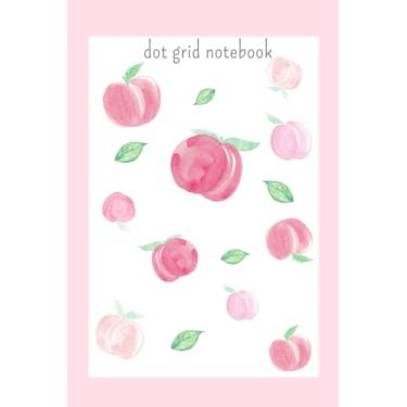 Imagem de Dot Grid Notebook: Peach Fruits Cottagecore Journal 6x9in 120 Pages School Supplies