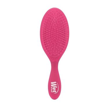 Imagem de Wet Brush Escova de cabelo desembaraçadora original, Pink Frost - cerdas ultra macias IntelliFlex - escova desembaraçadora desliza através de emaranhados para todos os tipos de cabelo (molhado, seco e