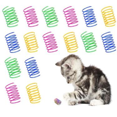 Imagem de Benepoint Brinquedos de Mola para Gatos, Brinquedo Interativo para Caçar, Mordiscar e Ranger os Dentes, Molas Duráveis para Gatos Internos, Promover Agilidade e Manter o Ajuste, Bobina de Plástico