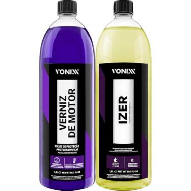 Imagem de Kit Izer 1,5l Tira Ferrugem + Verniz De Motor 1,5l Vonixx