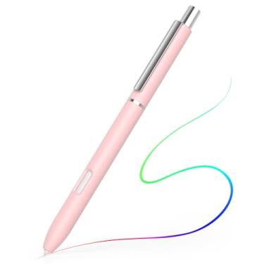 Imagem de AZF Estojo para caneta compatível com Samsung Galaxy Tab S7/S7plus/S8/S8Ultra/S9/S9 Ultra/S10 S, com clipe resistente, capa rígida para PC S, suporta toque duplo, leve. (rosa)