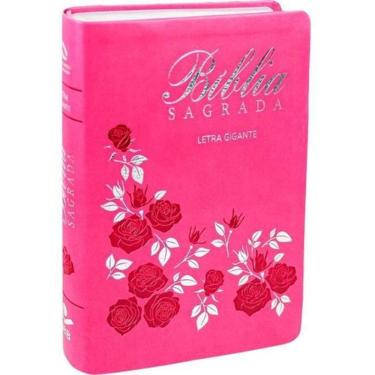Imagem de Livro Bíblia Sagrada - Naa - Pink Com Índice - Média Lgig