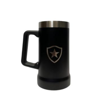 Imagem de Caneca Botafogo Térmica Preta 700ml Oficial