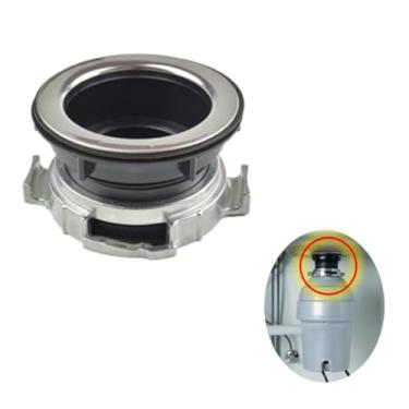 Imagem de OYSTERBOY Kit de substituição resistente para triturador de resíduos alimentares, kit de flange de pia de cozinha, porca de bloqueio universal de borracha para drenagem de lixo compatível com Waste