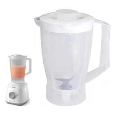 Imagem de Copo serve p Walita Daily Pro Blend 4 RI2110 500W/ RI2112 600W/ RI2113 700W Translúcido Tampa (TAMPA BRANCA)