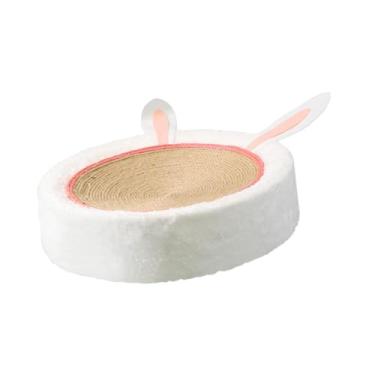 Imagem de Generic Gatos scratcher placa tigela almofada para animais de estimação móveis proteção resto dormir coçar esteira para gatinhos pequenos médios grandes gatos, Corda não tingida