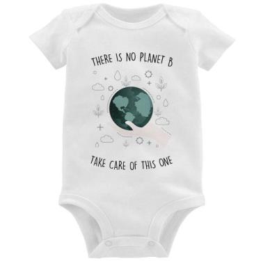 Imagem de Body Bebê There is no planet B - Foca na Moda, Branco, GG