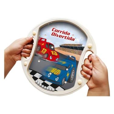 Imagem de Brinquedo de Encaixar Bolinhas Corrida Divertida Estimula Equilibrio Sensorial Foco e Antiansiedade Desafio de Habilidade, Coordenação e Diversão para Todas as Idades
