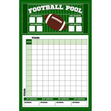 Imagem de Conjunto de jogos de tabuleiro de apostas de futebol Pool Box Squares