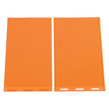 Imagem de Silicone premium, folhas grandes flexíveis de prensa de cera de abelha com padrões elevados para fazer favo de mel, inclui conjunto de 2 peças para uso ao ar livre, dobrável para fácil armazenamento