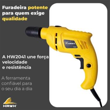Imagem de Furadeira de impacto 1/2 13mm 750w 3000rpm - Hawk, Mandril Engate Rápi