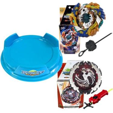 Imagem de Beyblades Geist Fafnir Vs Dead Phoenix - RD Azul - Top Gyro