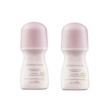 Imagem de Desodorante Giovanna Baby Roll On Rosa 50ml 2 Unidades