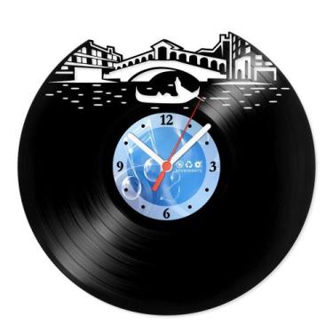 Imagem de Relógio De Parede Disco Vinil Diversos - Passeio de Gôndola - VDI-113 