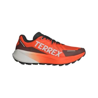 Imagem de adidas Tênis de corrida masculino Terrex Agravic 3 Trail Trail - Laranja - Tamanho 42