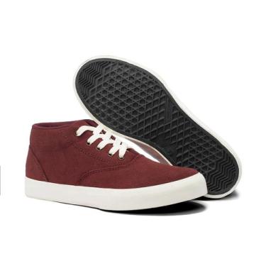 Imagem de Tênis Casual Em Couro Bordo Masculino - Spark, 43