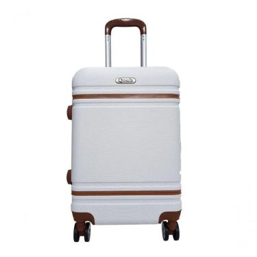 Imagem de Mala De Bordo 360º Qualis Padrão Viagem Anac Rígida Branca