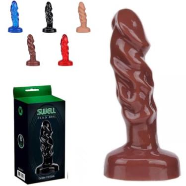 Imagem de Plug Anal Sem Vibro Exploração Íntima Brinquedo Erótico Estimulador Anal Conforto Anal [CHOCOLATE]