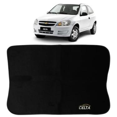 Imagem de Tapete Carpete Porta Malas Celta 2000 Até 2015 Logo Bordado