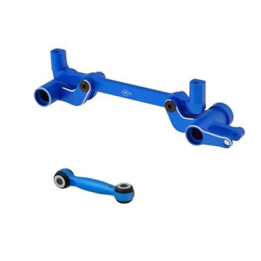 Imagem de Mesimsple Aluminum Steering Servo Saver Bellcrank for 1/10 4-Tec 4 Tec Drift Mustang RWD Drift Car RTR 105237-4 Series RC Car Upgrade Parts