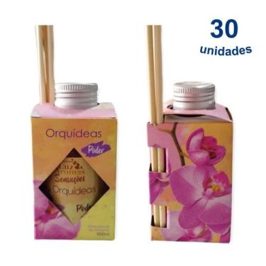 Imagem de Kit 30 Aromatizante de Ambiente 100ml Difusor Vareta Perfumado Cheiros