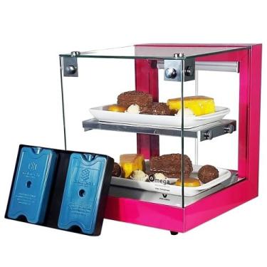 Imagem de B-VFD32 - Vitrine fria Beta 32cm Rosa Dupla com 6 Gelo-X - Bivolt - Om
