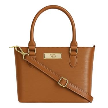 Imagem de Bolsa Feminina Lorena + Alça Removível Com Regulagem Willibags.(Marrom)