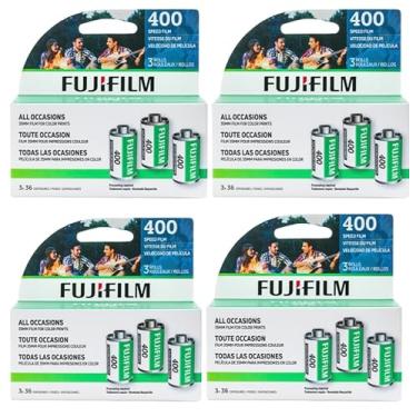 Imagem de 12 rolos Fuji Superia X-Tra 400 135-36 35mm Filme 3pk Color CH por Fujifilm