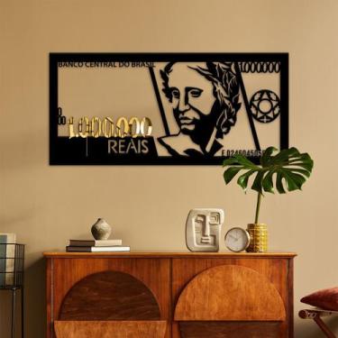 Imagem de Quadro Espelhado 1 Milhão de Reais - Inove Papéis de Parede