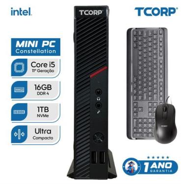 Imagem de Mini PC TCorp Constellation TC500MP Intel i5-11400, 16GB DDR4, 1TB NVM
