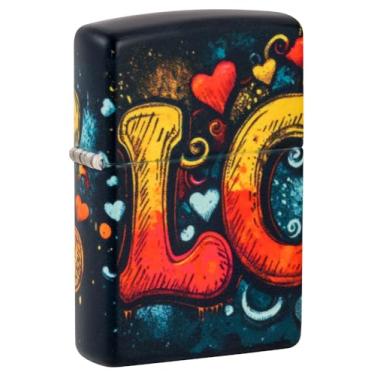 Imagem de Zippo Love Mural Design 540 Isqueiro de Bolso Fosco