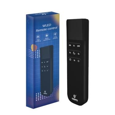 Imagem de Controle remoto GLEDOPTO WLED RGB IC LED ESP Now APP WiFi brilho sem fio ajustar 4 cenas, luz noturna predefinida 50 metros, controle de distância funciona com dispositivo controlador WLED (bateria