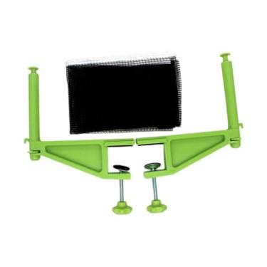 Imagem de Vaveren Conjunto de postes para rede de tênis de mesa, suporte de malha para pingue-pongue, equipamento de substituição para adultos, braçadeira de rede para, Verde