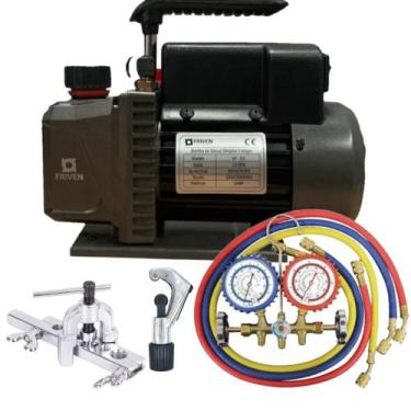 Imagem de Kit Básico para Refrigeração com Bomba De Vácuo - Refrigeração Cataven