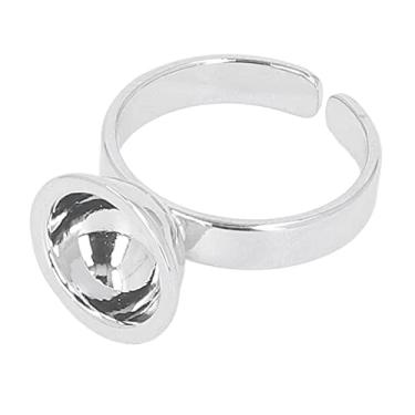 Imagem de Falando, Laptop, Reutilizável, Ajustável, Aço Inoxidável, Cor Prata, 5 Unidades, Anel de Tatuagem, Copo Seguro para o Hall de Beleza (Sem partição)