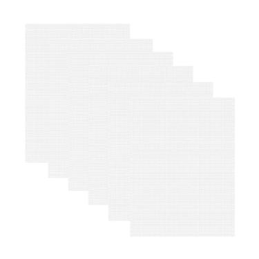 Imagem de iHMeiju 6 Peças De Lona Plástica Com 7 Unidades, Telas Malha 10,5" X 13,5", Tela Para Bordado, Projetos Crochê, Artesanato Faça Você Mesmo, Divisórias.