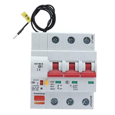 Imagem de Garosa 3p Wi -Fi de Disjuntor Inteligente, Controle, Trava de Segurança 3p AC 400V, Servidor Em Nuvem, Tensão de Suporção, Controle Fácil Com Telefone Celular (100a)